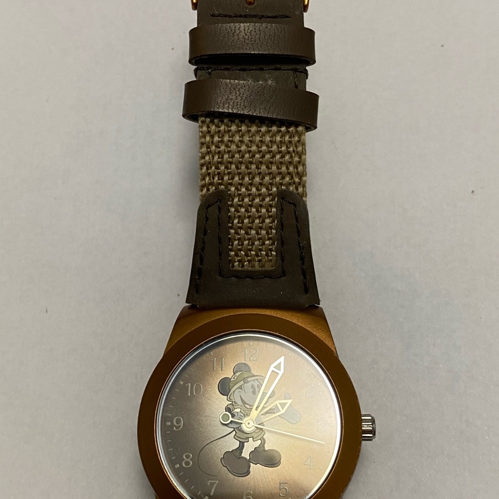Gold Mickey watch in perfect condition.